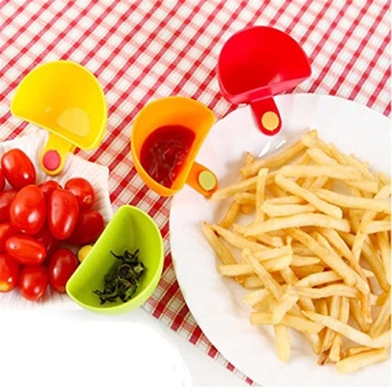 Eshylala Dip Clip Bowl Holder Cups for Easy Dipping