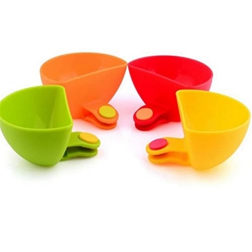 Eshylala Dip Clip Bowl Holder Cups for Easy Dipping