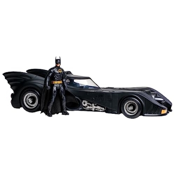 Buy McFarlane Batman & Batmobile Gold Label 1989 Set