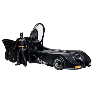 Buy McFarlane Batman & Batmobile Gold Label 1989 Set