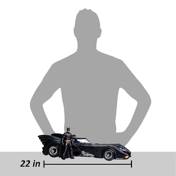 Buy McFarlane Batman & Batmobile Gold Label 1989 Set