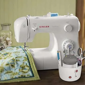 SINGER Pin & Tool Sewing and Craft Organizer Caddy with Built-in Pin Cushion