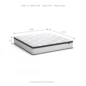 Experience the Ashley King Size Hybrid Mattress for Restful Sleep