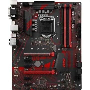 MSI Performance GAMING Intel 8th Gen LGA 1151 M.2 D-Sub DVI DP USB 3.0 Gigabit LAN CFX ATX Motherboard (Z370 GAMING PLUS)