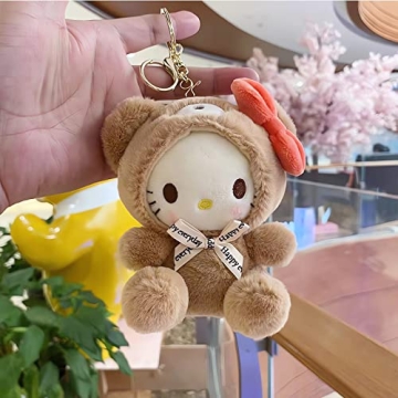 Cute 5" Plush Keychain for Women Girls - Purse Charm