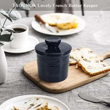 French Butter Crock for Fresh Spreadable Butter