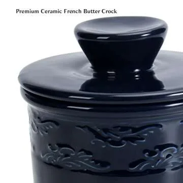French Butter Crock for Fresh Spreadable Butter