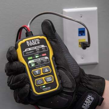 Klein Tools VDV500-820 Wire Tracer Tone Generator and Probe Kit Continuity Tester for Ethernet, Telephone, Speaker, Coax, Video, and Data Cables, RJ45, RJ11, RJ12