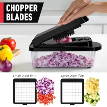 Mueller Pro-Series 10-in-1 Vegetable Chopper and Slicer