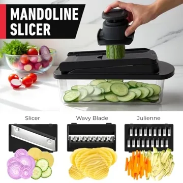 Mueller Pro-Series 10-in-1 Vegetable Chopper and Slicer