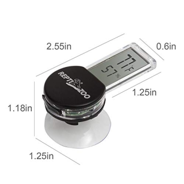 Accurate REPTI ZOO Reptile Thermo-Hygrometer for Terrariums
