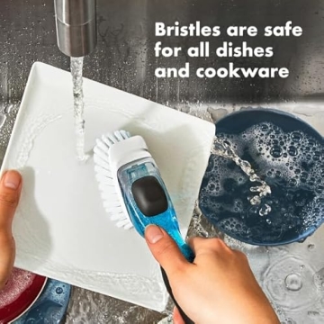 OXO Good Grips Soap Dispensing Dish Brush for Easy Cleaning