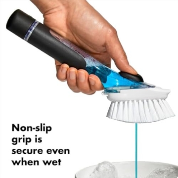 OXO Good Grips Soap Dispensing Dish Brush for Easy Cleaning