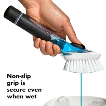 OXO Good Grips Soap Dispensing Dish Brush for Easy Cleaning