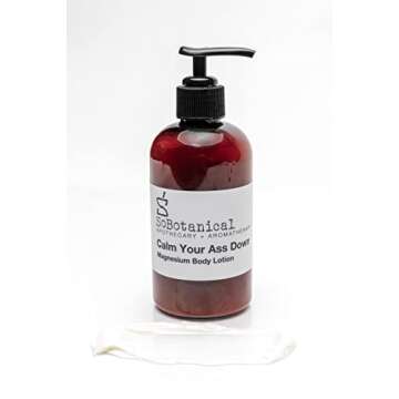 Sobotanical CYAD Magnesium Body Lotion | All Natural Calming with 100% Pure Lavender and Eucalyptus | Topical (8oz)