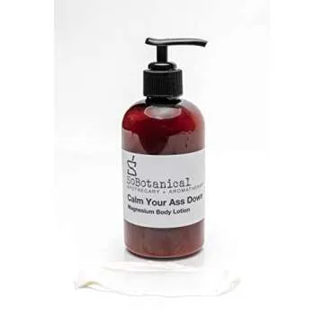 Sobotanical CYAD Magnesium Body Lotion | All Natural Calming with 100% Pure Lavender and Eucalyptus | Topical (8oz)