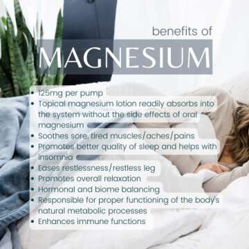 Sobotanical CYAD Magnesium Body Lotion | All Natural Calming with 100% Pure Lavender and Eucalyptus | Topical (8oz)