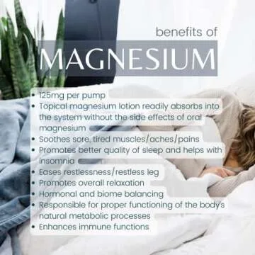 Sobotanical CYAD Magnesium Body Lotion | All Natural Calming with 100% Pure Lavender and Eucalyptus | Topical (8oz)