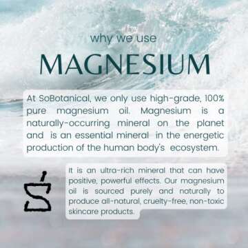 Sobotanical CYAD Magnesium Body Lotion | All Natural Calming with 100% Pure Lavender and Eucalyptus | Topical (8oz)