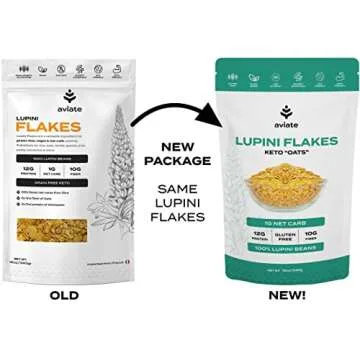Aviate Lupini Flakes - Keto Vegan Superfood Alternative