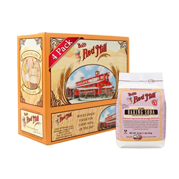 Bob's Red Mill Baking Soda - Pure & Natural 16 Oz (4 Pack)
