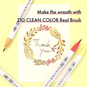 Kuretake ZIG CLEAN COLOR Real Brush Set for Artists and Crafters