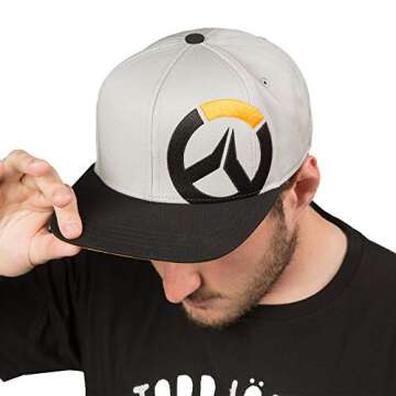 JINX Overwatch Melee Snapback Baseball Hat for Gamers