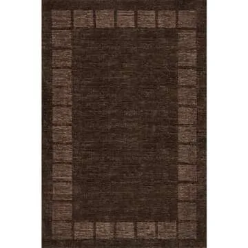 Stylish Petra High-Low Wool-Blend Area Rug - 3x5