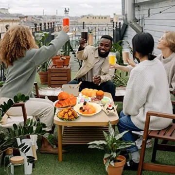 DoceMora Vintage Ribbed Glass Cups Set - Stylish & Eco-Friendly