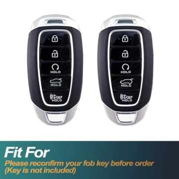 FEYOUN Stylish Key Fob Cover for Hyundai - Durable Protection