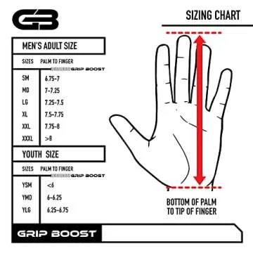 Grip Boost Stealth Solid Youth Football Gloves Pro Elite - Youth Sizes (White, Youth Small)
