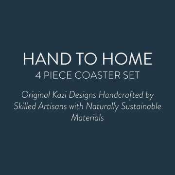 Eco-Friendly KAZI Coasters Set of 4 for Drinks
