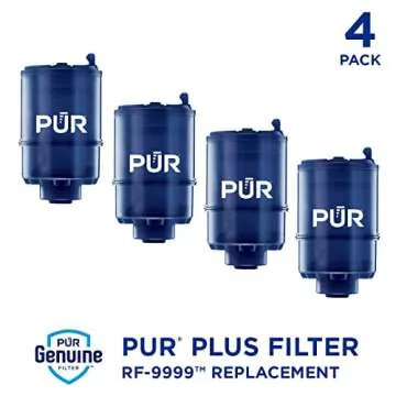 Genuine PUR PLUS Faucet Mount Replacement Filter 4-Pack – Powerful Water Filtration