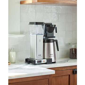 Technivorm Moccamaster 79312 KBGT Coffee Brewer, 40 oz, Polished Silver