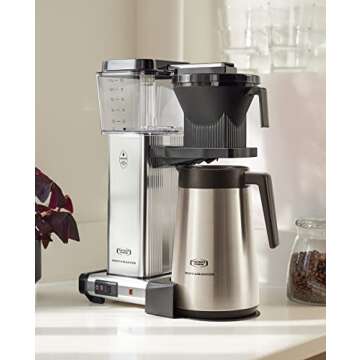 Technivorm Moccamaster 79312 KBGT Coffee Brewer, 40 oz, Polished Silver