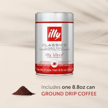 Illy Classico Ground Coffee 8.8oz - Medium Roast