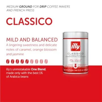 Illy Classico Ground Coffee 8.8oz - Medium Roast