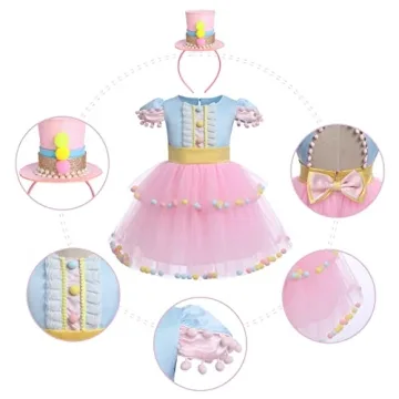 Enchanting Girls Carnival Costume for Toddler Girls