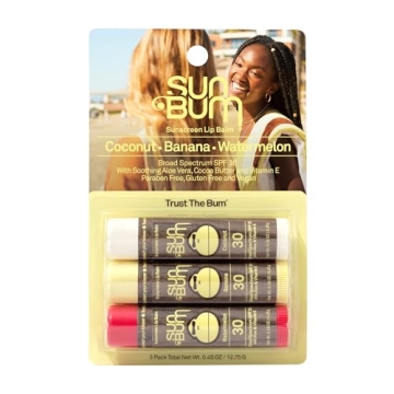 Sun Bum SPF 30 Sunscreen Lip Balm | Vegan and Cruelty Free Broad Spectrum UVA/UVB Lip Care with Aloe...