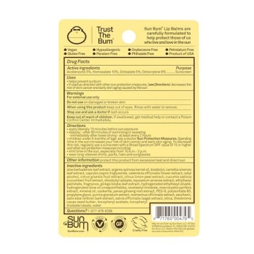 Sun Bum SPF 30 Sunscreen Lip Balm Variety Pack for Soft Lips