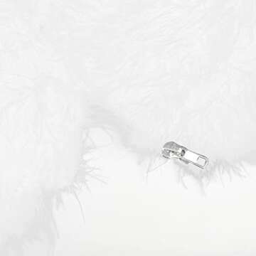 Stylish Tube Top with Faux Feather Fur for Women