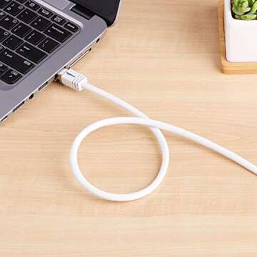 Amazon Basics 10Gpbs Cat 7 Ethernet Cable - High-Speed Connection