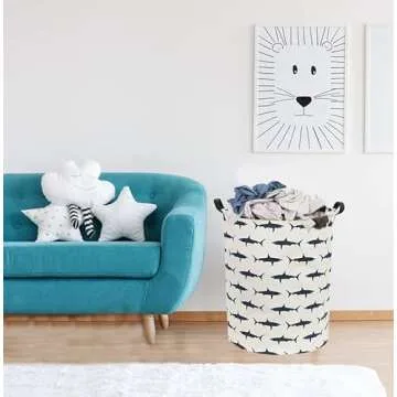 Sanjiaofen Kids Laundry Hamper for Fun Room Organization