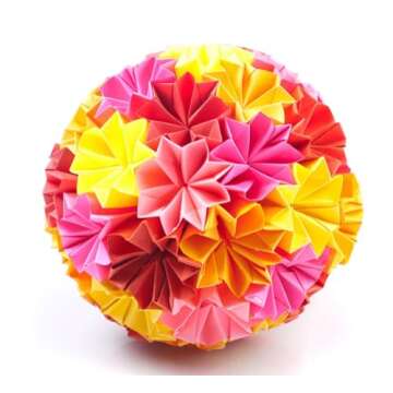 BUBU Origami Paper Kit 1000 Sheets 6 Inch Square Double Sided Color 20 Vivid Colors for Beginners Trainning and School Craft Lessons