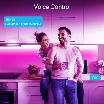 Lumary Smart LED Strip Lights - Color Changing & Voice Control