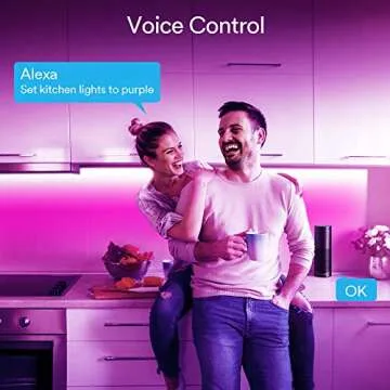 Lumary Smart LED Strip Lights - Color Changing & Voice Control