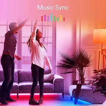 Lumary Smart LED Strip Lights - Color Changing & Voice Control