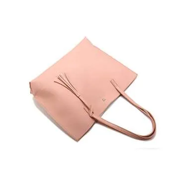 Nodykka Women Tote Bag Stylish PU Faux Leather Satchel