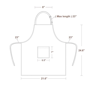 Yotache Kids Chef Hat & Apron Set for Ages 8-12