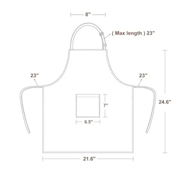 Yotache Kids Chef Hat & Apron Set for Ages 8-12